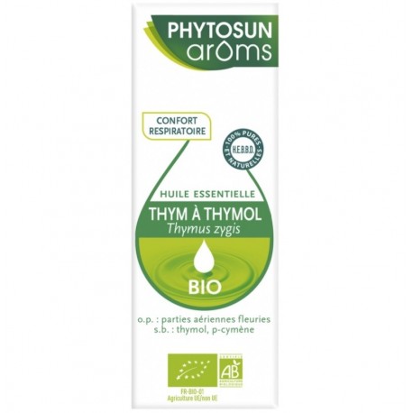 Phytosun Arôms Huile Essentielle Thym à Thymol Bio 10 ml 3595890239557