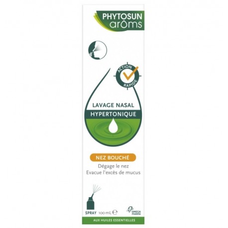 Phytosun Aroms Hypertonic Nasal Wash Blocked Nose Spray 100 ml 3595890243585