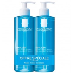 La Roche-Posay Effaclar Gel Moussant Purifiant 2 x 400 ml 3433425003245
