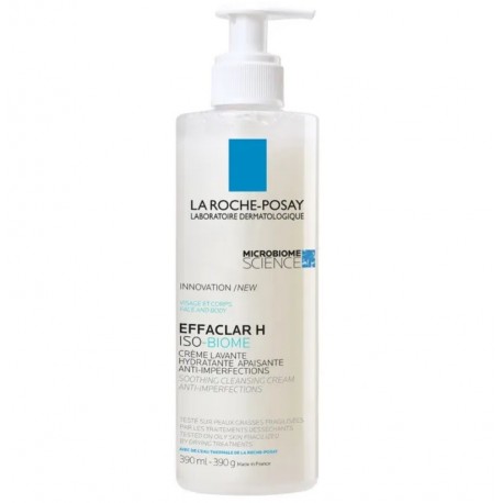La Roche-Posay Effaclar H Iso-Biome Soothing Cleansing Cream Anti-Imperfections 390 ml 3337875777773