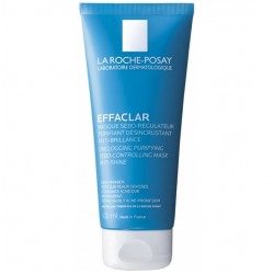 La Roche-Posay Effaclar Masque Sébo-Régulateur Purifiant Désincrustant Anti-Brillance 100 ml