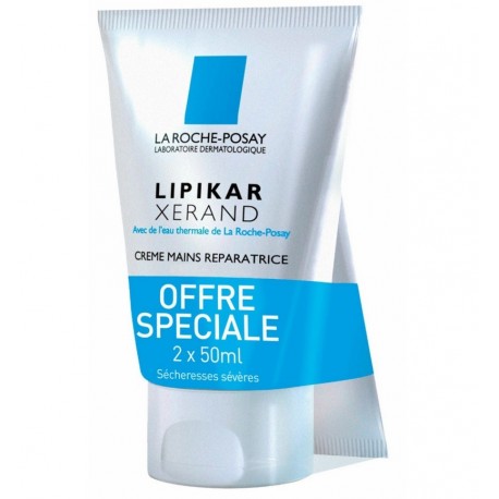 La Roche-Posay Lipikar Xerand Crème Mains Réparatrice 2 x 50 ml 3433425003993