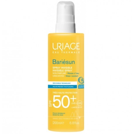 Uriage Bariésun Invisible Spray SPF50+ Unscented 200 ml 3661434008405