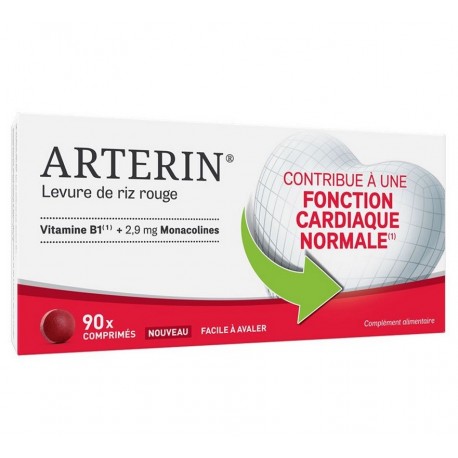 Arterin Red Rice Yeast Vitamins B1 + 2.9mg Monocalins 3595890269875