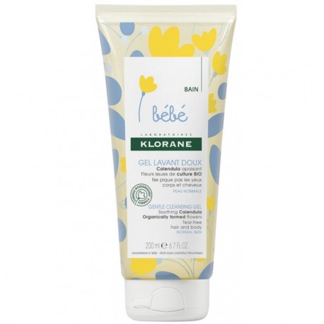 Klorane Baby Gentle Cleansing Gel 200 ml 3282770104936
