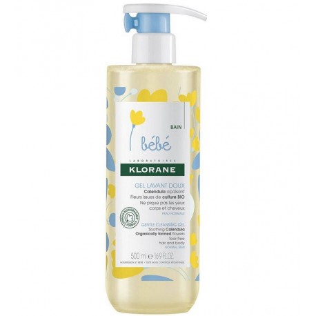 Klorane Bébé Gel Lavant Doux 500 ml 3282770104943