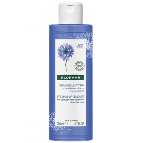 Klorane Eye Make-Up Remover with Cornflower 200 ml 3282770204223