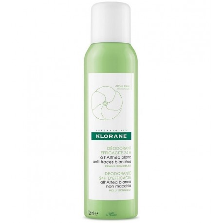 Klorane 24H Efficacy Deodorant Spray with Althea White 125 ml 3282779182423