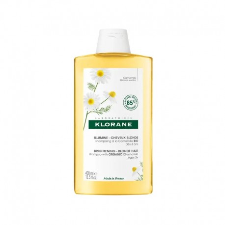 Klorane Illumine Cheveux Blonds Shampooing à La Camomille Bio 400 ml 3282770149289