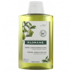Klorane Légèreté Cheveux Normaux à Gras Shampoing au Cédrat 200 ml