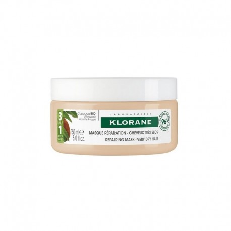 Klorane Masque Réparation Cheveux Très Secs au Beurre de Cupuaçu Bio 150 ml 3282770144819