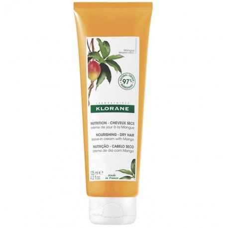 Klorane Nutrition Cheveux Secs Crème de Jour à la Mangue 125 ml 3282770141023