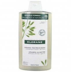 Klorane Shampoing Extra-Doux au Lait d'Avoine 400 ml 3282770145373
