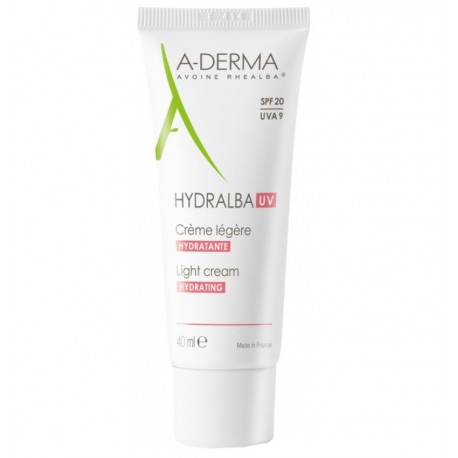 Aderma Hydralba UV Crème Hydratante Légère 40 ml 3282770072709