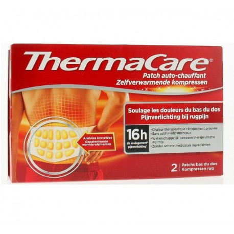 Thermacare Patch Auto-Chauffant 16H Bas Du Dos X2 5000174799231