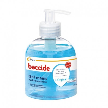 Baccide No-Rinse Hydroalcoholic Hand Gel 300 ml 3401046422387