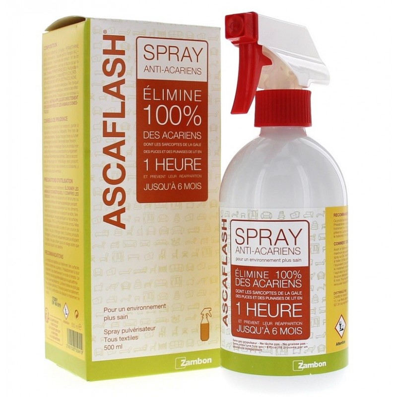 Zambon Ascaflash Spray Anti-Acariens 500 ml