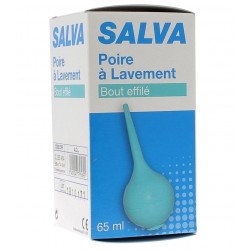 Salva Poire à Lavement Bout Effilé 65 ml