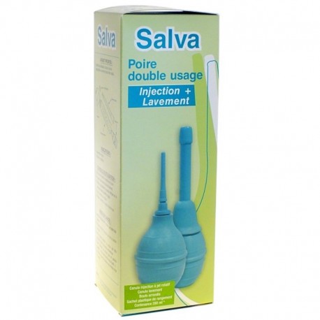 Salva Poire Double Usage Lavement + Injection 280 ml 3401047816840