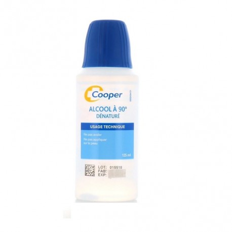 Cooper Alcool 90° Dénaturé 125 ml 3401599829091