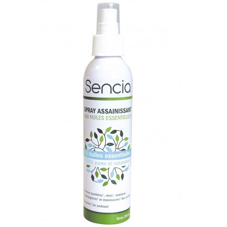 Sencia Spray Assainissant aux Huiles Essentielles 200 ml 3614819990017