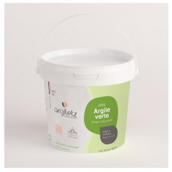 Argiletz Pâte Argile Verte 1kg