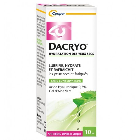 Dacryo Hydratation des Yeux Secs 10 ml 3614819999829