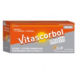 Vitascorbol Multi Adulte 30 Comprimés 3401560031362