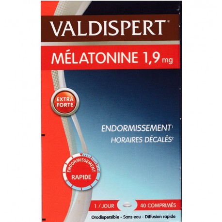 Valdispert Mélatonine 1,9 mg 40 Capsules 8711744051426