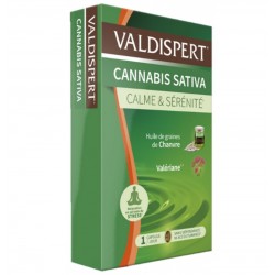 Valdispert Cannabis Sativa Calme & Sérénité 24 Capsules