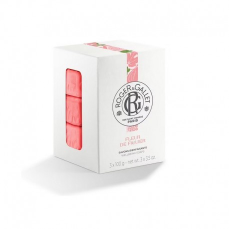 Roger & Gallet Fleur de Figuier Wellbeing Soap 3 x 100 g 3701436911591