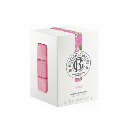 Roger & Gallet Rose Wellbeing Soap 3 x 100 g 3701436911621
