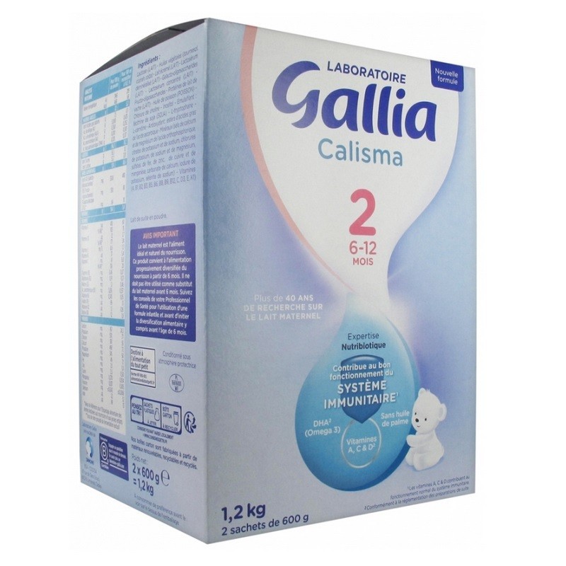 Gallia Calisma 2 lait 6-12 mois 1.2kg