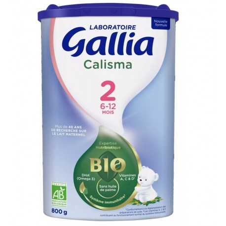 Gallia Calisma 2 Bio 6-12 Months 800 g 3041091478160