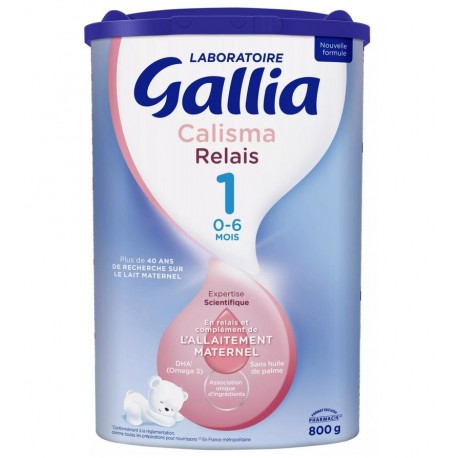 Gallia Calisma Relais 1 0-6 Mois 800 g 3041091461254