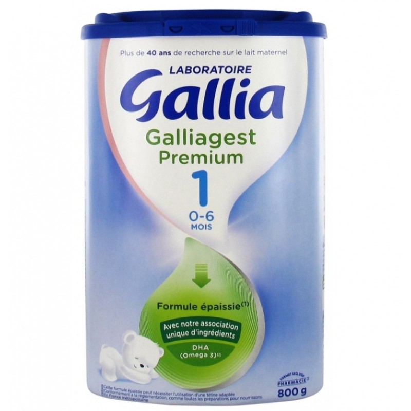 Lait bébé en poudre 1er âge 0-6 mois Galliagest Premium GALLIA