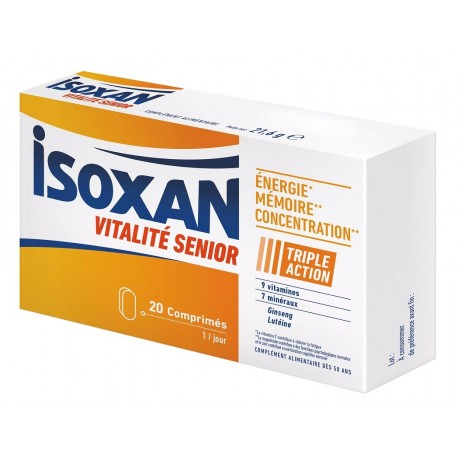 Isoxan Vitality Senior 20 Tablets 3664951000228