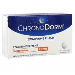 ChronoDorm Comprimé Flash Mélatonine 1,9 mg 30 Comprimés 3700399100233