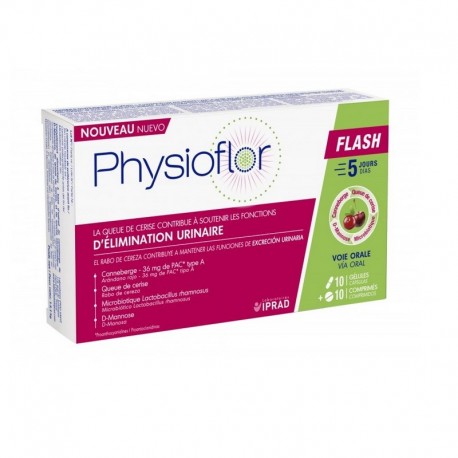 Physioflor Flash 10 Capsules + 10 Tablets 3700399101070