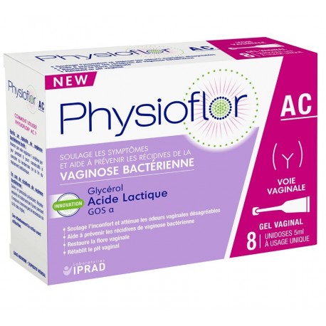Physioflor Gel Vaginal AC 8 Unidoses 3700399100851