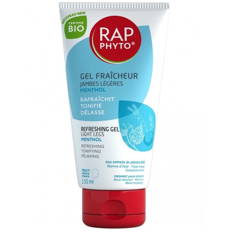 Rap Phyto Gel Fraîcheur Jambes Légères Menthol 150 ml 3700399101728