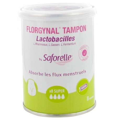Saforelle Florgynal Probiotic Tampon 8 Super 3700399101230