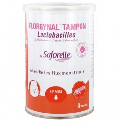 Saforelle Florgynal Probiotic Tampon with Compact Applicator 9 Mini