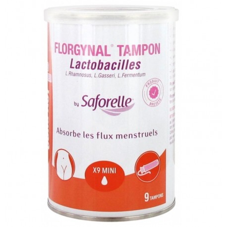 Saforelle Florgynal Tampon Avec Applicateur Compact 9 Mini 3700399101209