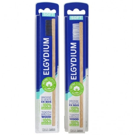 Elgydium Brosse à Dents en Bois Soft 3577056024177