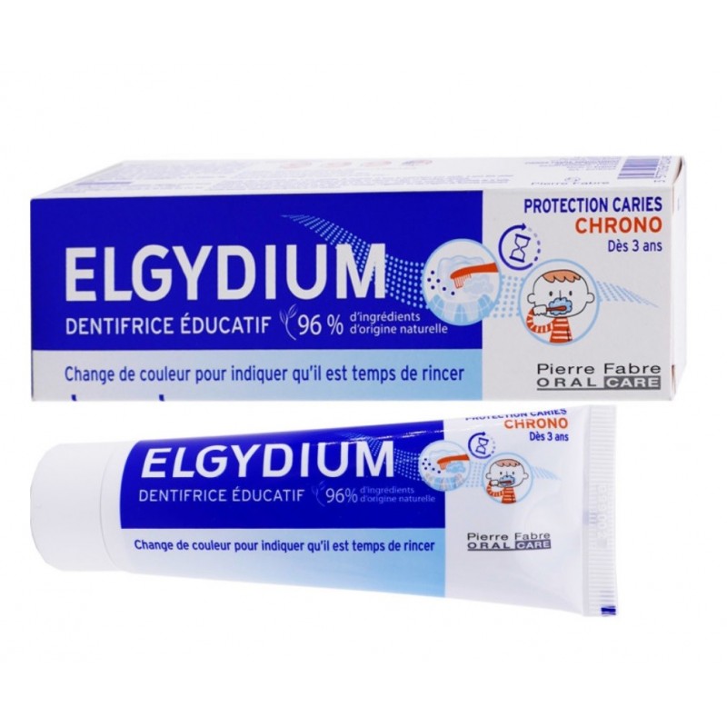 Elgydium Chrono Dentifrice Éducatif Protection Caries 50 ml