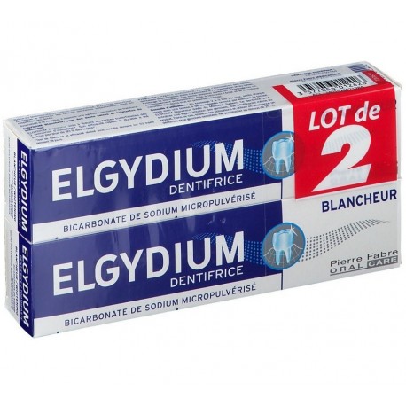 Elgydium Whitening Toothpaste 2 x 75 ml 3577056012426