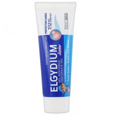 Elgydium Junior Gel Dentifrice Protection Caries Bublbe 7-12 ans 50 ml 3577056022005