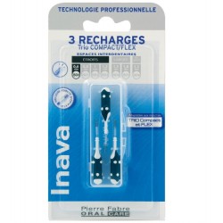 Inava 3 Refills Trio Compact/Flex Interdental Brushes ISO 0 0,6 mm 3577056020230