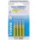 Inava Mono Compact 4 Brossettes Interdentaires Jaune 1 mm 3577056020339